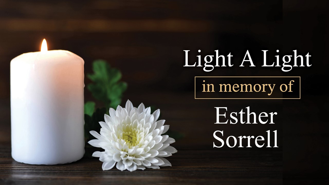 Light a Light in Memory of Esther Sorrell