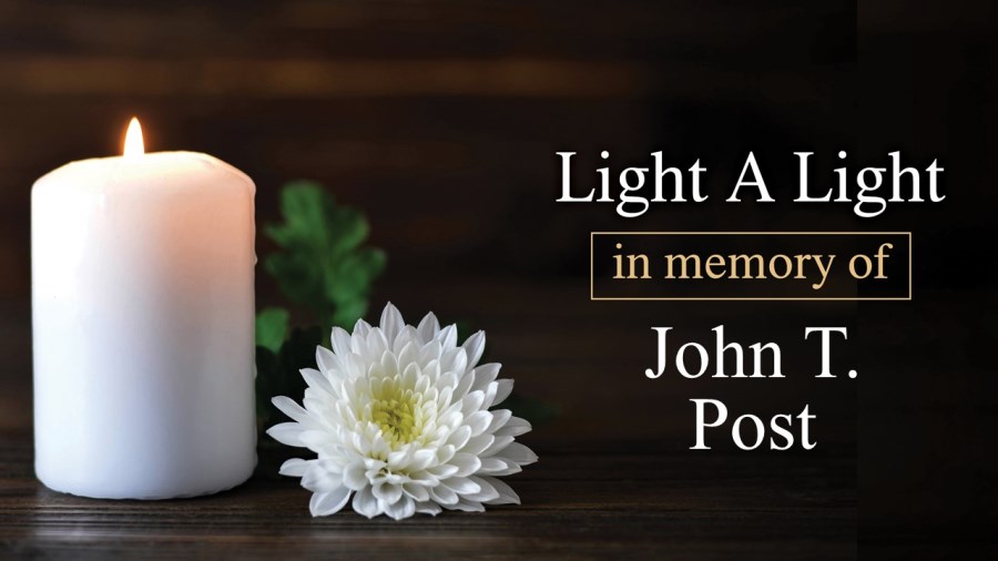 Light a Light in Memory of John T. Post